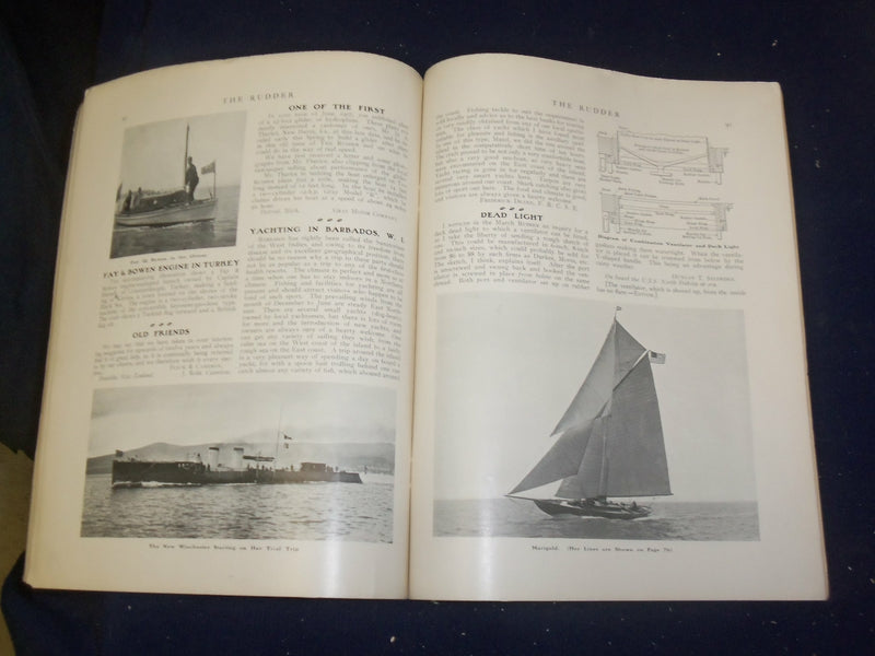 1912 AUGUST THE RUDDER MAGAZINE - B 6644