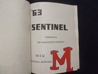 1963 THE SENTINAL MONTANA STATE UNIVERSITY YEARBOOK -MISSOULA, MONTANA - YB 3296