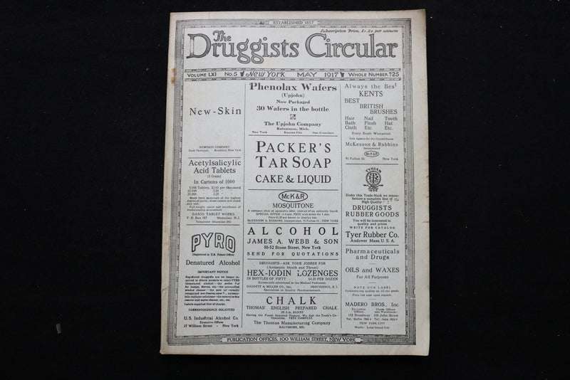 1917 MAY THE DRUGGISTS CIRCULAR MAGAZINE - 10140