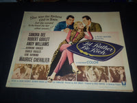 1964 I'D RATHER BE RICH 1/2 SHEET MOVIE POSTER- SANDRA DEE, ROBERT GOULET- P 439