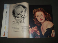 1948 MARCH PHOTOPLAY MOVIE MAGAZINE - LINDA DARNELL COVER - NICE ADS - M 124