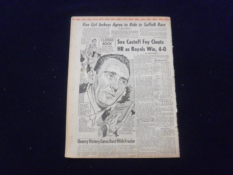 1969 MARCH 26 BOSTON RECORD AMERICAN NEWSPAPER- PUSH SARGENT TAX PROGRAM-NP 6341