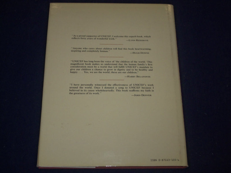 1986 WE ARE THE CHILDREN CELEBRATION OF UNICEF'S HARDCOVER BOOK - KD 2805