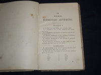 1863-1879 BROOK'S NORMAL PRIMARY ARITHMATIC BOOKS LOT OF 5 - KD 4351F