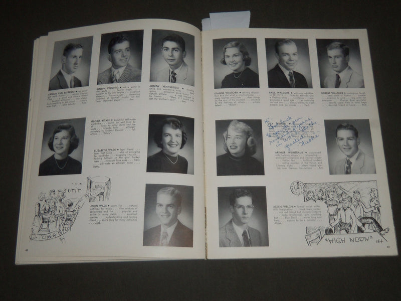 1954 WEATHER VANE WESTFIELD HIGH SCHOOL YEARBOOK - NEW JERSEY - YB 1273