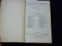 1838 THE BRITISH ALMANAC AND COMPANION VOLUME - LONDON - KD 7591