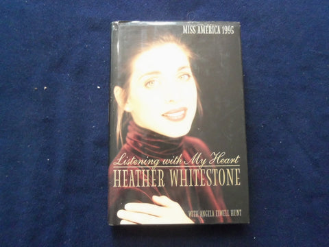 1966 LISTENING WITH MY HEART HARDCOVER BOOK-INSCRIBED BY H. WHITESTONE - KD 8534