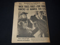 1967 FEB 1 NEW YORK DAILY NEWS NEWSPAPER - MICK TRIES FIRST -ASTRONAUTS- NP 4680