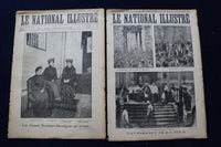 1898-1906 L'ILLUSTRE NATIONAL MAGAZINE - FRENCH - LOT OF 15 - O 3657