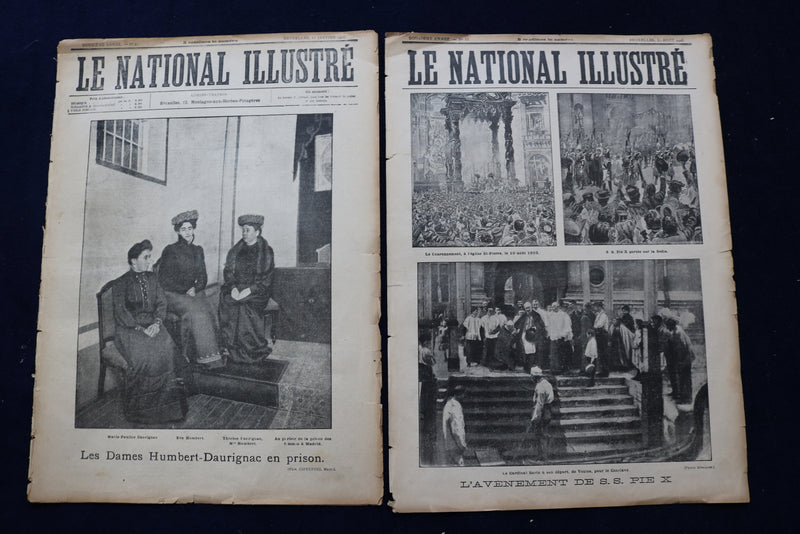 1898-1906 L'ILLUSTRE NATIONAL MAGAZINE - FRENCH - LOT OF 15 - O 3657