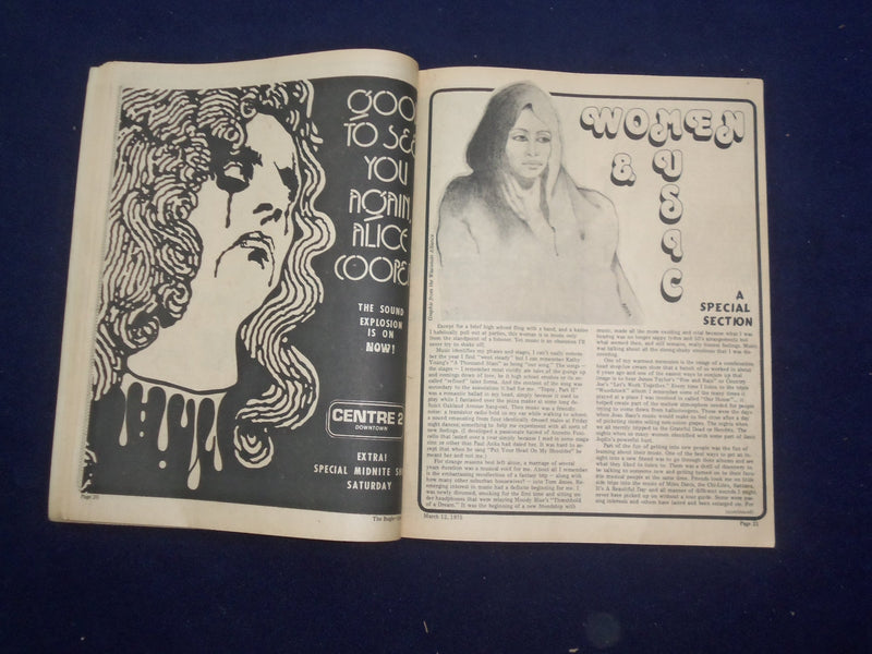 1976 MARCH 12 BUGLE AMERICAN MAGAZINE - WOMEN & MUSIC - J 9445
