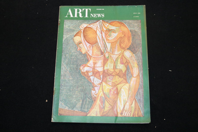 1946 JULY ART NEWS MAGAZINE - HERE COMES THE BRIDE COVER - SP 5423D