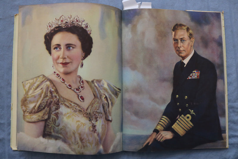 1948 SILVER WEDDING- 25 ROYAL YEARS HARDCOVER BOOK BY LOUIS WULFF - KD 9369