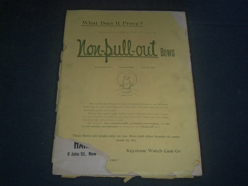 1892 THE KEYSTONE - ORGAN OF THE RETAIL JEWELRY TRADE MAGAZINE - ST 414S