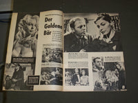 1960 JUNE 21 FILM REVIEW (GERMAN) MAGAZINE - NICE PHOTOS, ARTICLES & ADS- B 4001