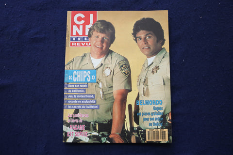 1987 FEB 5 CINE TELE REVUE MAGAZINE - LARRY WILCOX-ERIK ESTRADA COVER - E 23553