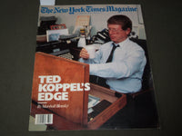 1988 AUGUST 14 NEW YORK TIMES MAGAZINE SECTION - TED KOPPEL COVER - J 3099