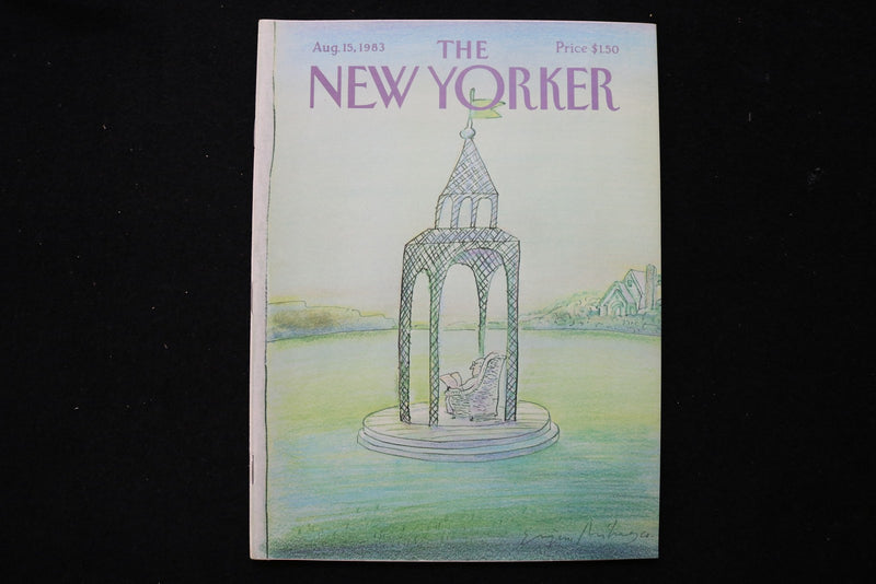 1983 AUGUST 15 NEW YORKER MAGAZINE - GREAT ILLUSTRATED COVER - NY 3121