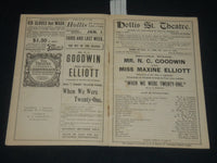 1901 WHEN WE WERE TWENTY - HOLLIS ST. THEATRE PROGRAM - J 5678