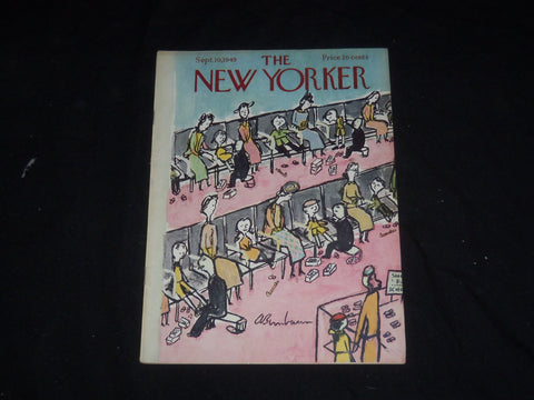 1949 SEPTEMBER 10 THE NEW YORKER MAGAZINE - ILLUSTRATED COVER - NY 330