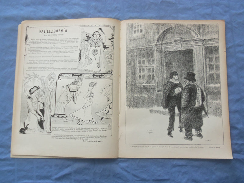 1900 FEB 17 LE SOURIRE MAGAZINE - ILLUSTRATED COMEDY - FRENCH TEXT - SP 4864F