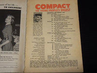 1956 DECEMBER COMPACT YOUNG PEOPLE'S DIGEST MAGAZINE - TERESA BREWER - SP 4862I