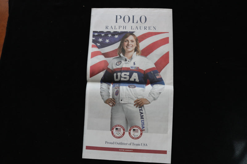2024 POLO RALPH LAUREN TEAM USA NEWSPAPER ADVERTISEMENT SECTION - E 26433