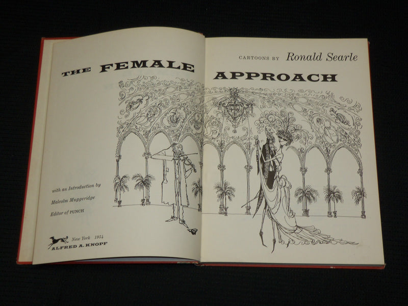1954 THE FEMALE APPROACH BOOK BY RONALD SEARLE - FIRST EDITION - R 708V