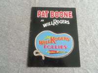 1994 PAT BOONE AS WILL ROGERS PROGRAM - BRANSON, MISSOURI - J 7678