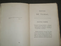 1861 HISTOIRE DU TABAC SES PERSECUTIONS BOOK BY C. BARBIER - 2ND EDITION- J 4762