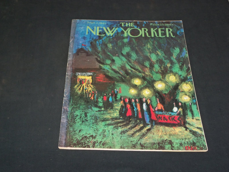 1961 SEPTEMBER 2 THE NEW YORKER MAGAZINE - ILLUSTRATED COVER - NY 785