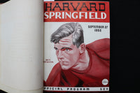 1952 HARVARD FOOTBALL PROGRAMS - BOUND VOLUME - KD 9570