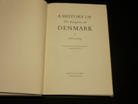 1960 A HISTORY OF THE KINGDOM OF DENMARK BOOK BY PALLE LAURING - KD 2765G