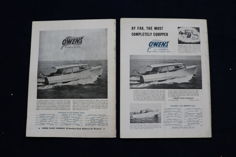 1950-1953 LAKELAND YACHTING MAGAZINE - LOT OF 8 - O 3576