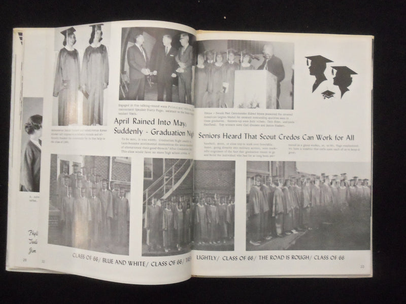 1966 TOMAHAWK NEOGA HIGH SCHOOL YEARBOOK - NEOGA, ILLINOIS - YB 3337