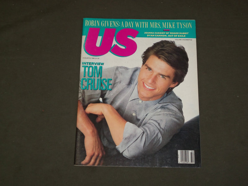1988 AUGUST 8 US MAGAZINE - TOM CRUISE COVER - B 3890
