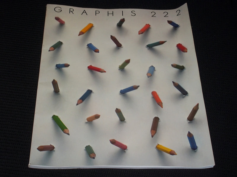 1982 #222 GRAPHIS MAGAZINE VERY NICE COVER ART & INSIDE PAGES - E 859
