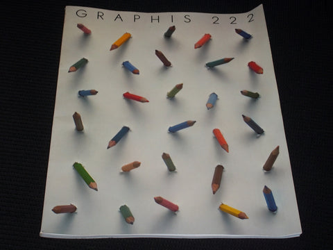1982 #222 GRAPHIS MAGAZINE VERY NICE COVER ART & INSIDE PAGES - E 859