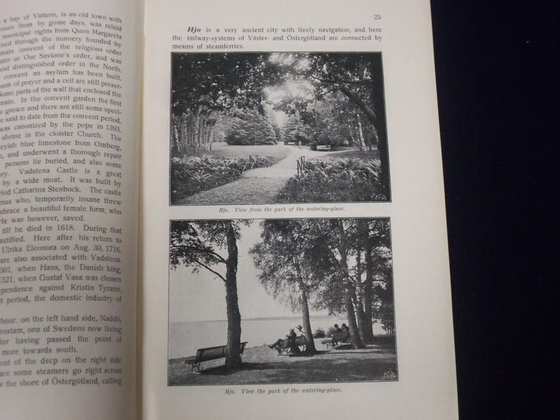 1913 CAPT. CLAUSEN'S GUIDE TO THE CANAL ROUTE STOCKHOLM JONKOPING GUIDE - J 1896