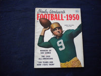 1950 STANLEY WOODWARD'S FOOTBALL MAGAZINE - BOBBY WILLIAMS, NOTRE DAME - B 439Q