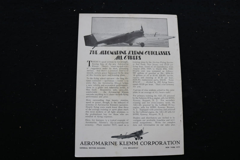 1930 SEP NATIONAL GLIDER POWER MAGAZINE - CAN AFFORD TO FLY COVER - SP 2617V