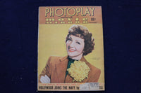 1941 NOVEMBER PHOTOPLAY MAGAZINE - CLAUDETTE COLBERT COVER - E 17829