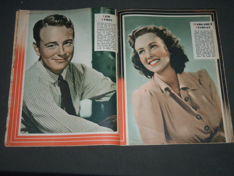 1940 OCTOBER 12 PICTUREGOER MAGAZINE - DEANNA DURBIN COVER - ST 4760