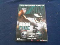 2004 OCT 17 GAMEDAY MAGAZINE- PHILADELPHIA EAGLES VS CAROLINA PANTHERS -ST 2968Q