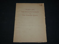 1947 NOAH'S ARK NEW ENGLAND YANKEES BOOK BY ROBERT KEITH LEAVITT - J 6567