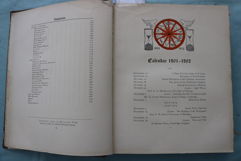 1902 VASSARION VASSAR COLLEGE YEARBOOK - POUGHKEEPSIE, NEW YORK - YB 3588