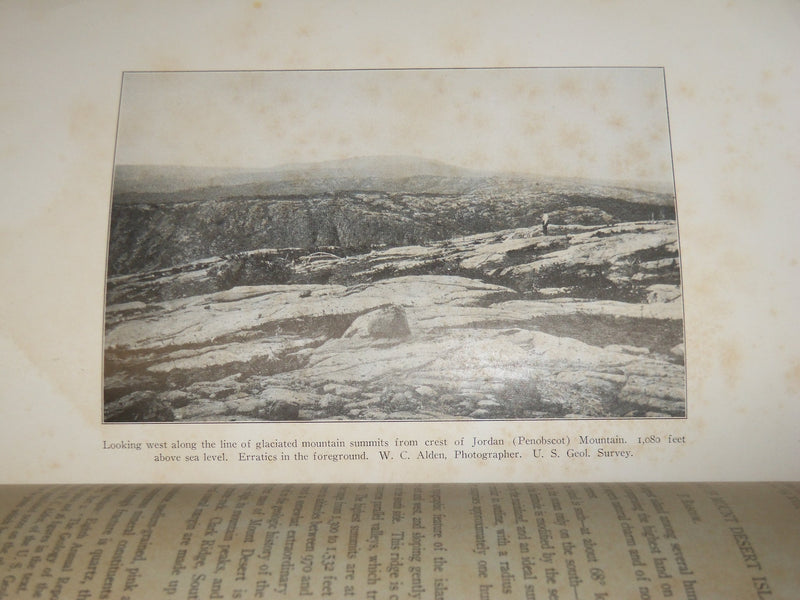 1919 THE GEOLOGY OF MOUNT DESERT ISLAND BULLETIN BY F. BASCOM - K 538