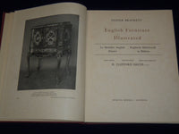 1950 ENGLISH FURNITURE ILLUSTRATED BY OLIVER BRACKETT BOOK - PLATES - KD 3423