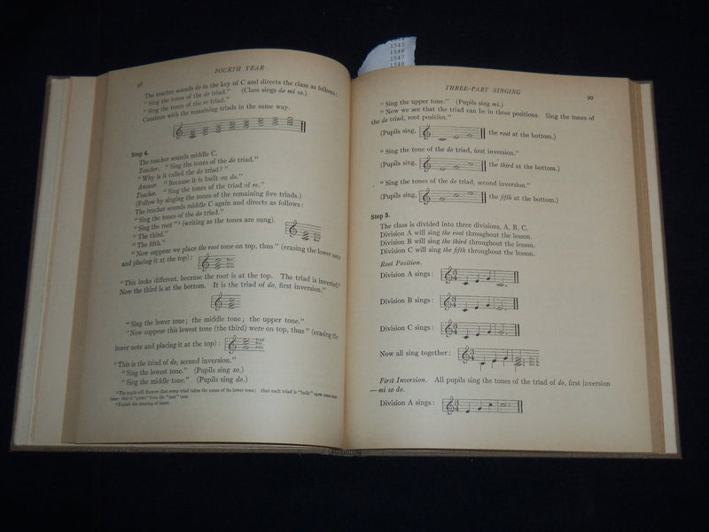 1929 NEW MANUAL FOR TEACHERS VOLUME BY HOLLIS DANN - MUSIC COURSE - KD 4814N