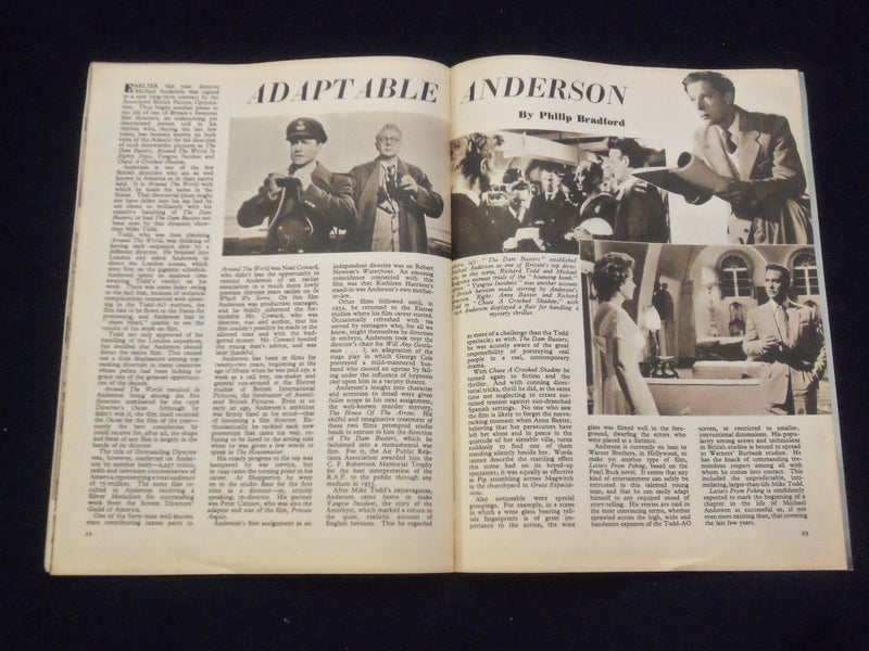 1958 JULY FILM REVIEW MAGAZINE - DANNY KAYE - VENETIA STEVENSON - J 9692